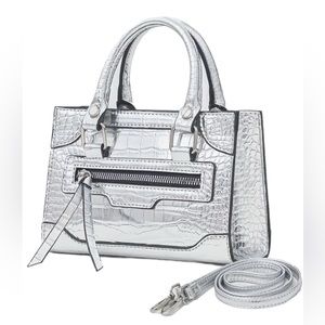 Silver Crossbody Bag